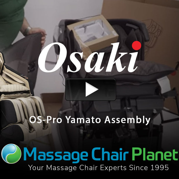 Osaki OS-PRO Yamato Massage Chair Assembly Instructions