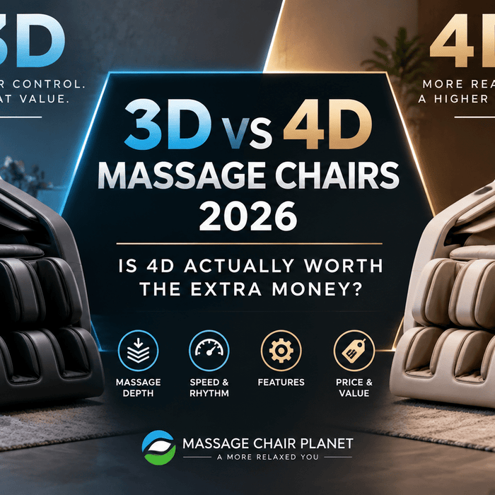 3D vs 4D Massage Chairs 2026: Is 4D Actually Worth the Extra Money? - MassageChairPlanet.com
