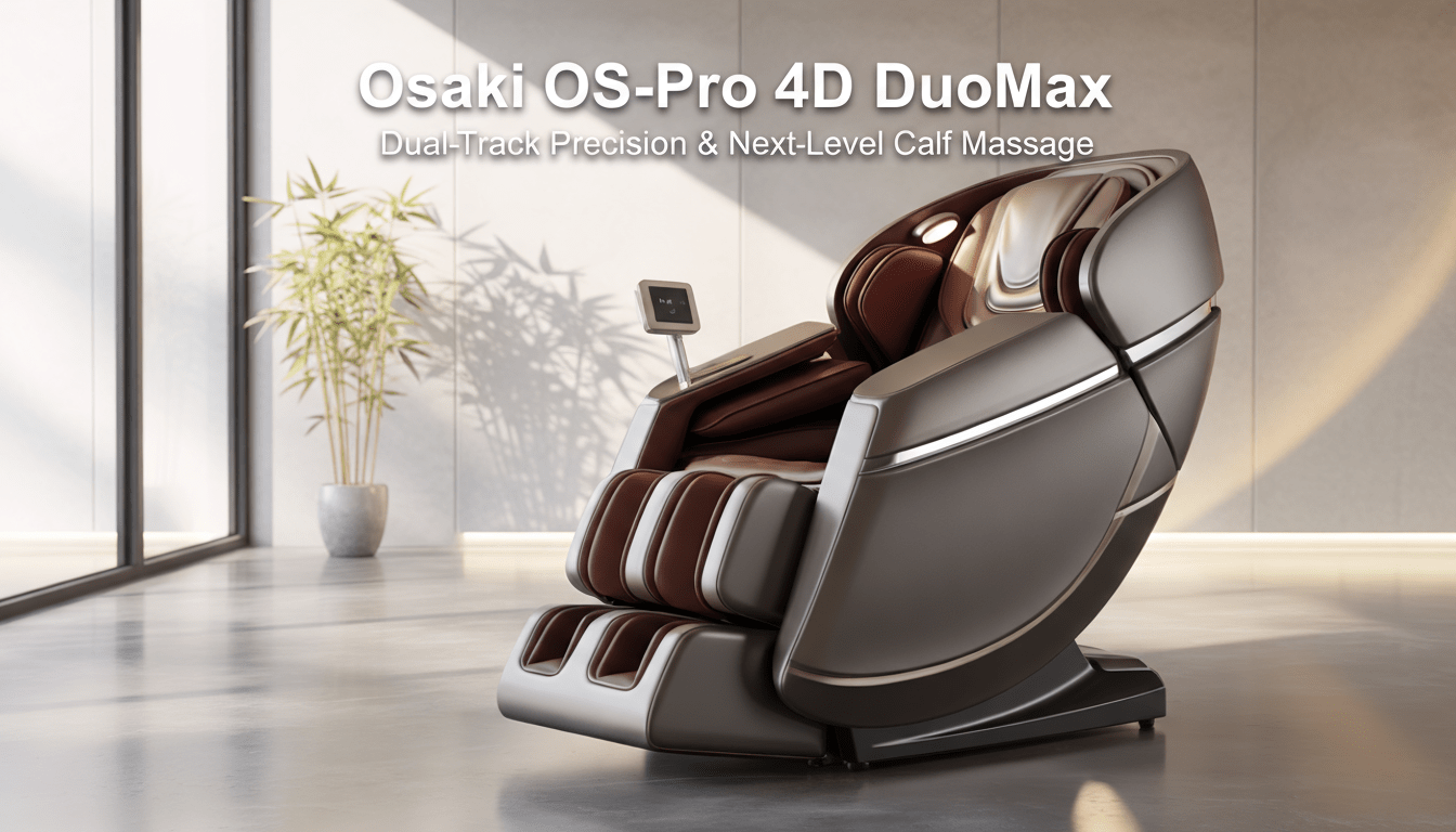 Osaki OS-Pro 4D DuoMax — Dual-Track Precision & Next-Level Calf Massage - MassageChairPlanet.com