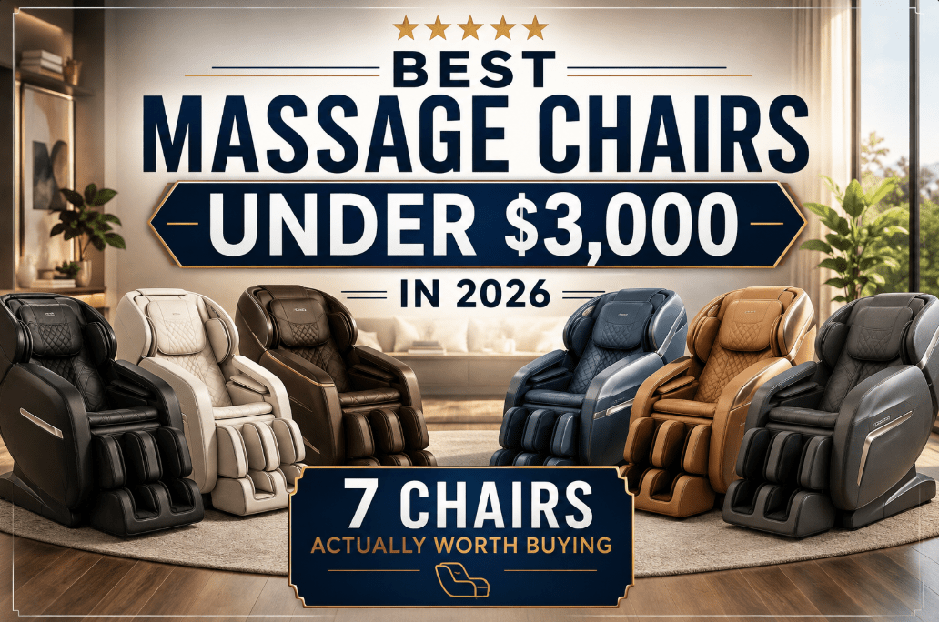 Best Massage Chairs Under $3,000 in 2026: 7 Chairs Actually Worth Buying - MassageChairPlanet.com