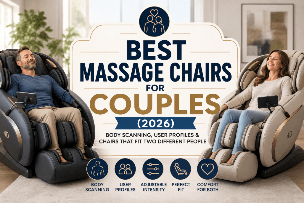 Best Massage Chairs for Couples (2026): Body Scanning, User Profiles &amp; Chairs That Fit Two Different People - MassageChairPlanet.com