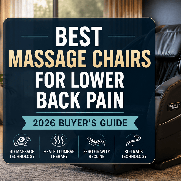 Best Massage Chairs for Lower Back Pain (2026 Buyer's Guide) - MassageChairPlanet.com
