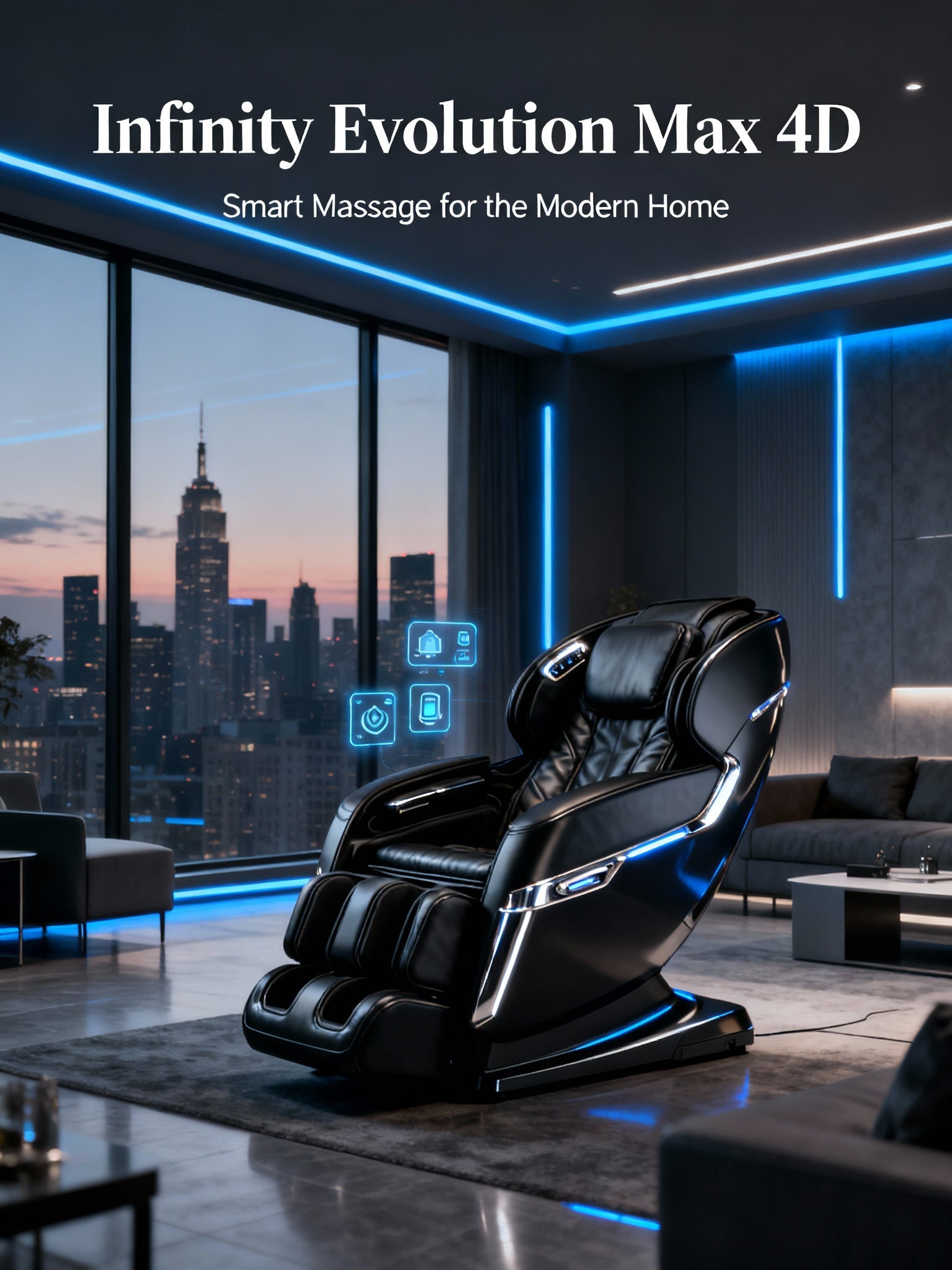 First Look: Infinity Evolution Max 4D — Smart Massage for the Modern Home - MassageChairPlanet.com