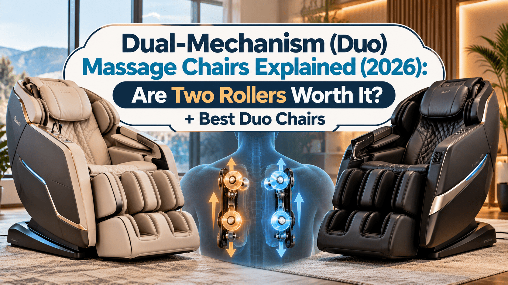 Dual-Mechanism (Duo) Massage Chairs Explained (2026): Are Two Rollers Worth It? + Best Duo Chairs - MassageChairPlanet.com