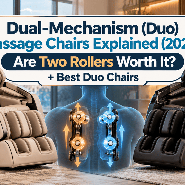 Dual-Mechanism (Duo) Massage Chairs Explained (2026): Are Two Rollers Worth It? + Best Duo Chairs - MassageChairPlanet.com