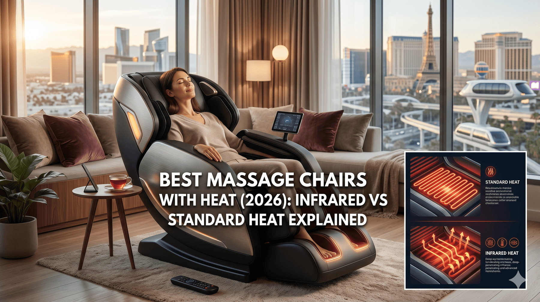 Best Massage Chairs with Heat (2026): Infrared vs Standard Heat Explained - MassageChairPlanet.com