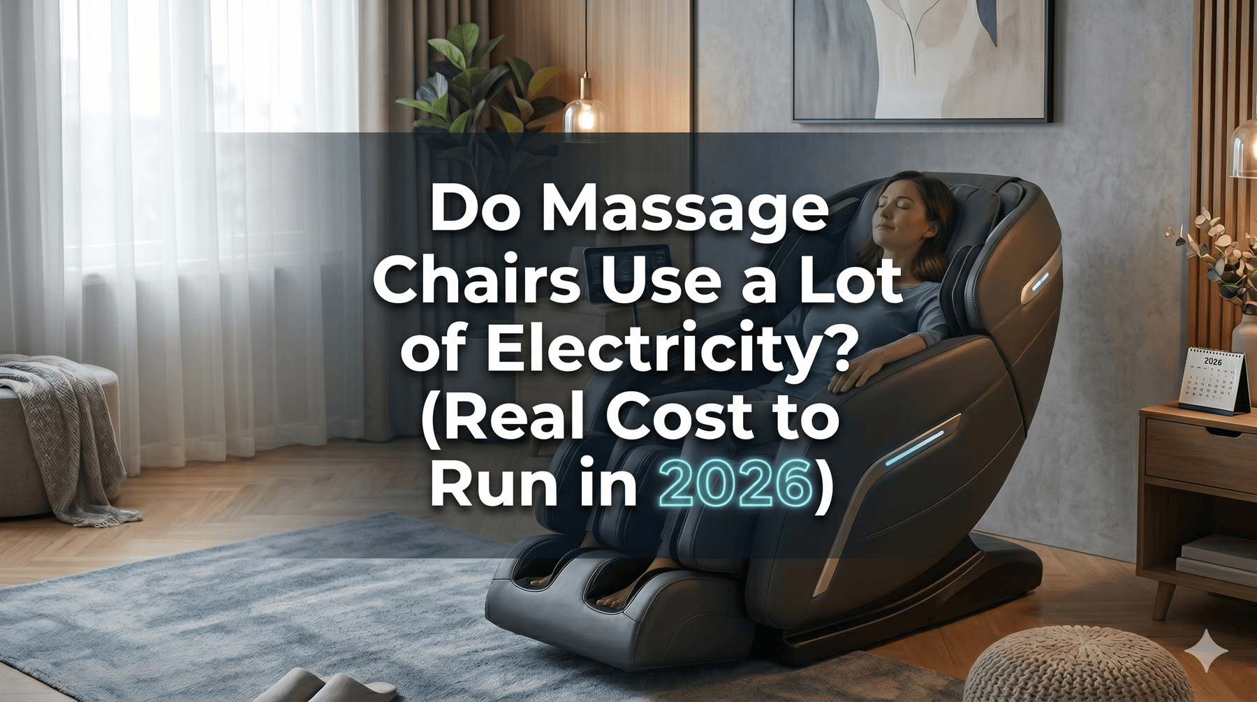 Do Massage Chairs Use a Lot of Electricity? (Real Cost to Run in 2026) - MassageChairPlanet.com