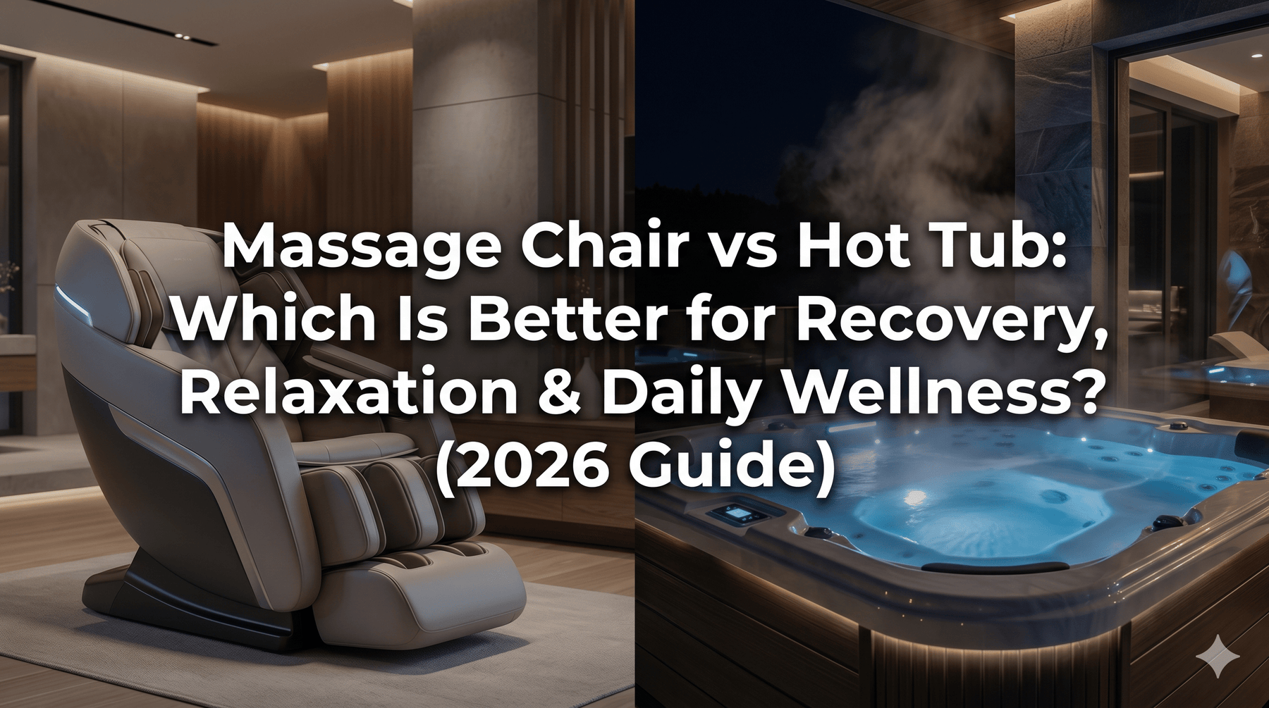 Massage Chair vs Hot Tub: Which Is Better for Recovery, Relaxation & Daily Wellness? (2026 Guide) - MassageChairPlanet.com