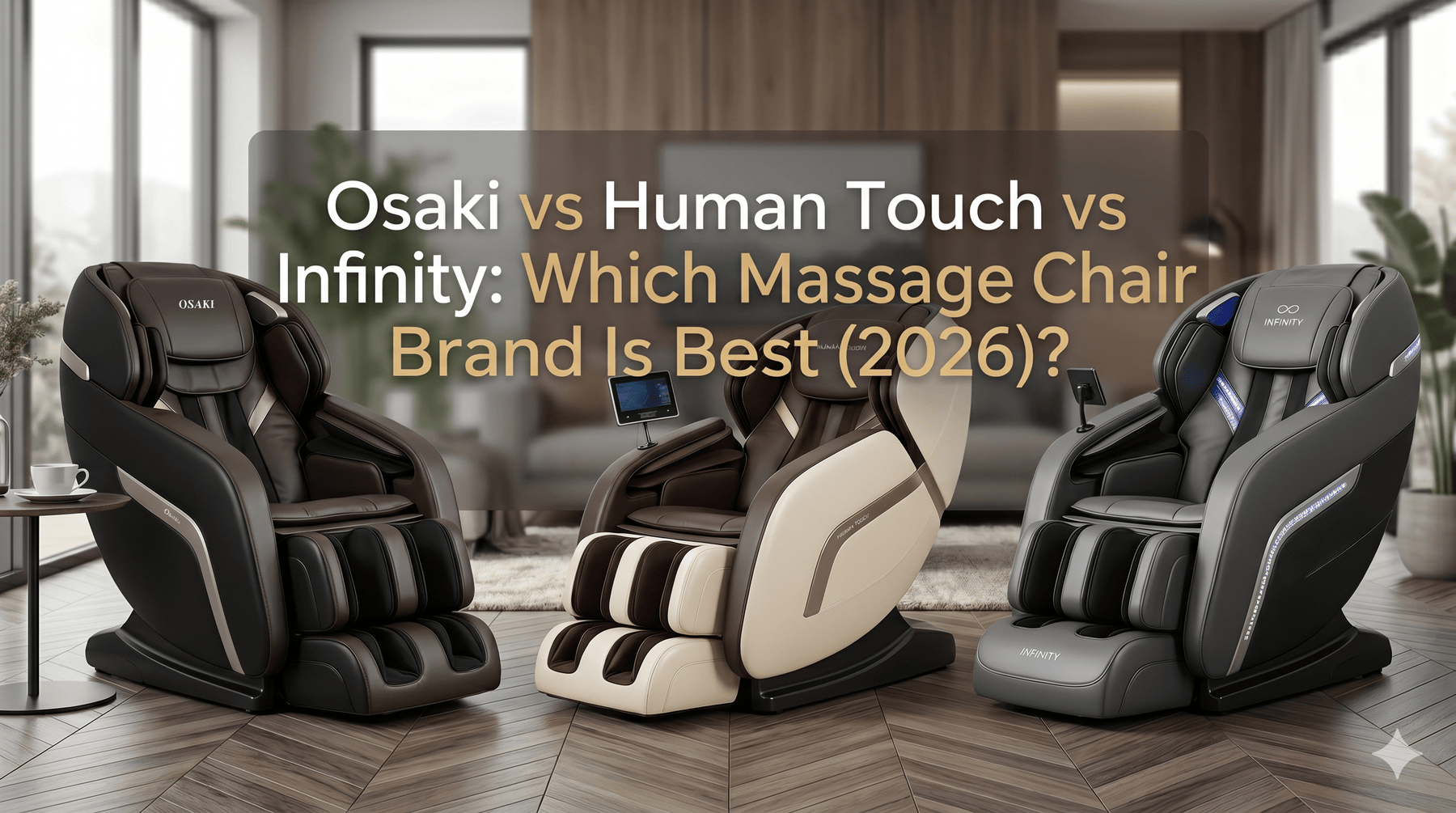 Osaki vs Human Touch vs Infinity: Which Massage Chair Brand Is Best (2026)? - MassageChairPlanet.com