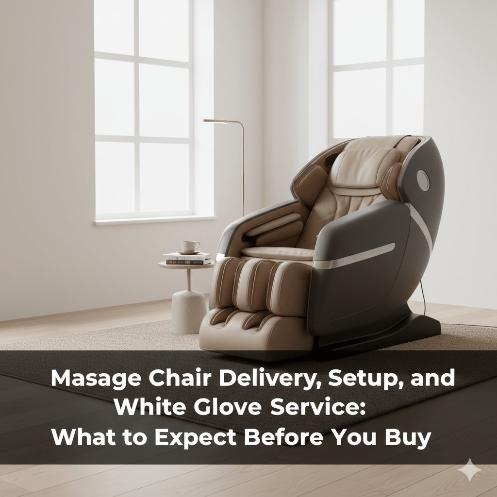 Massage Chair Delivery, Setup, and White Glove Service: What to Expect Before You Buy - MassageChairPlanet.com