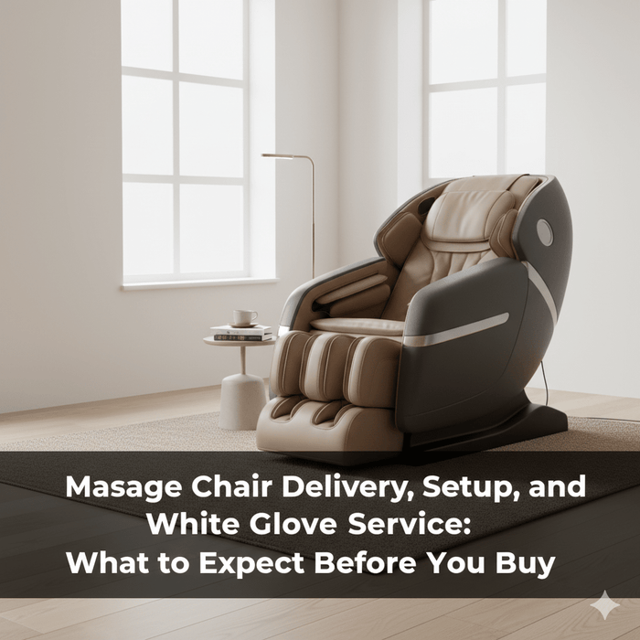 Massage Chair Delivery, Setup, and White Glove Service: What to Expect Before You Buy - MassageChairPlanet.com