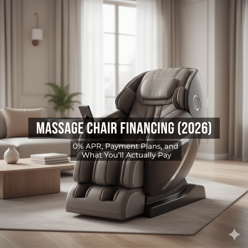 Massage Chair Financing (2026): 0% APR, Payment Plans, and What You’ll Actually Pay - MassageChairPlanet.com