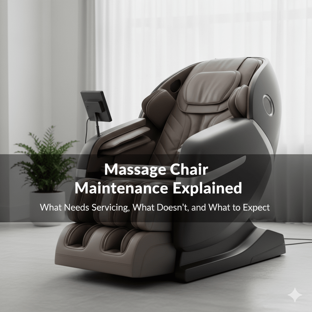 Massage Chair Maintenance Explained: What Needs Servicing, What Doesn’t, and What to Expect Long-Term - MassageChairPlanet.com