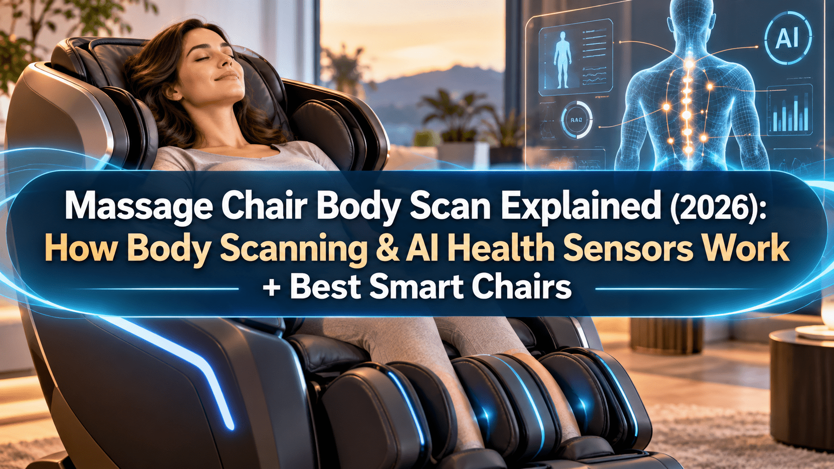 Massage Chair Body Scan Explained (2026): How Body Scanning & AI Health Sensors Work + Best Smart Chairs - MassageChairPlanet.com