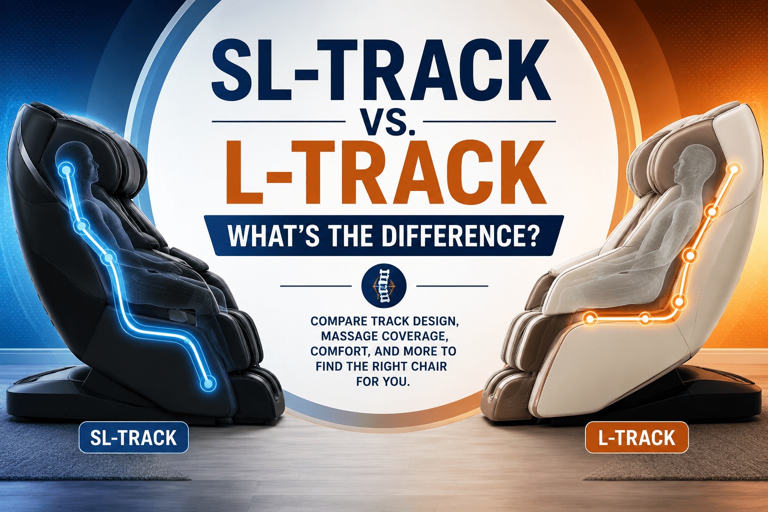 SL-Track vs. L-Track Massage Chairs (2026): What's the Difference and Which Is Better? - MassageChairPlanet.com