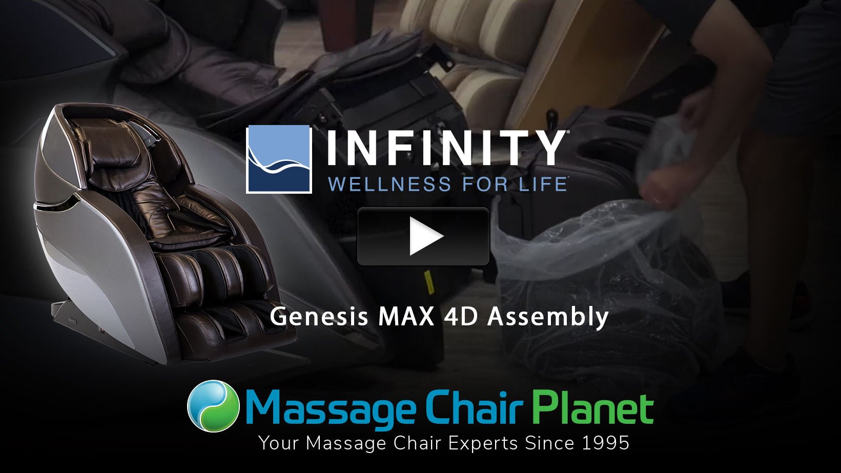 Infinity Genesis Max 4D Assembly Overview - MassageChairPlanet.com