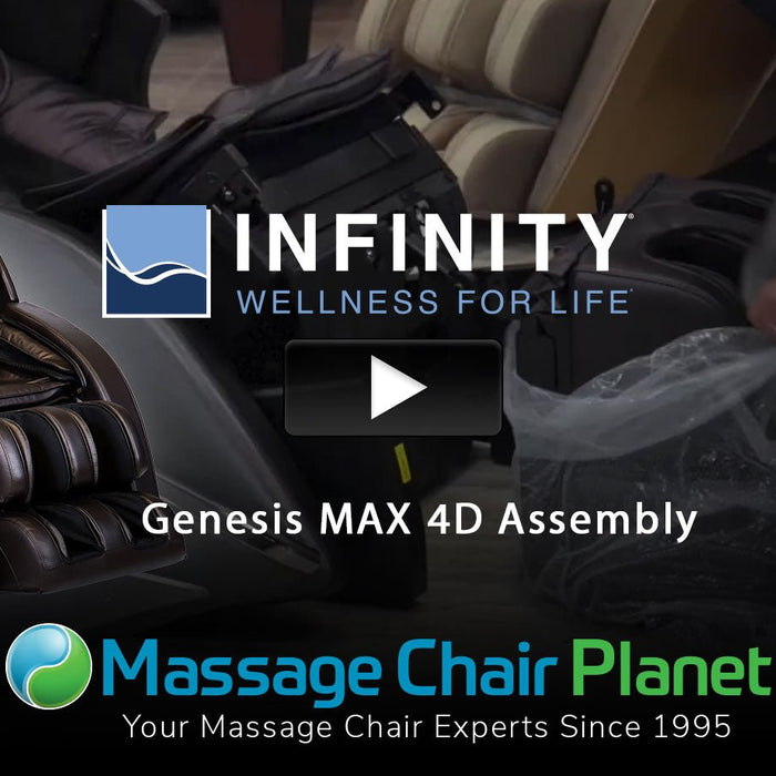 Infinity Genesis Max 4D Assembly Overview - MassageChairPlanet.com