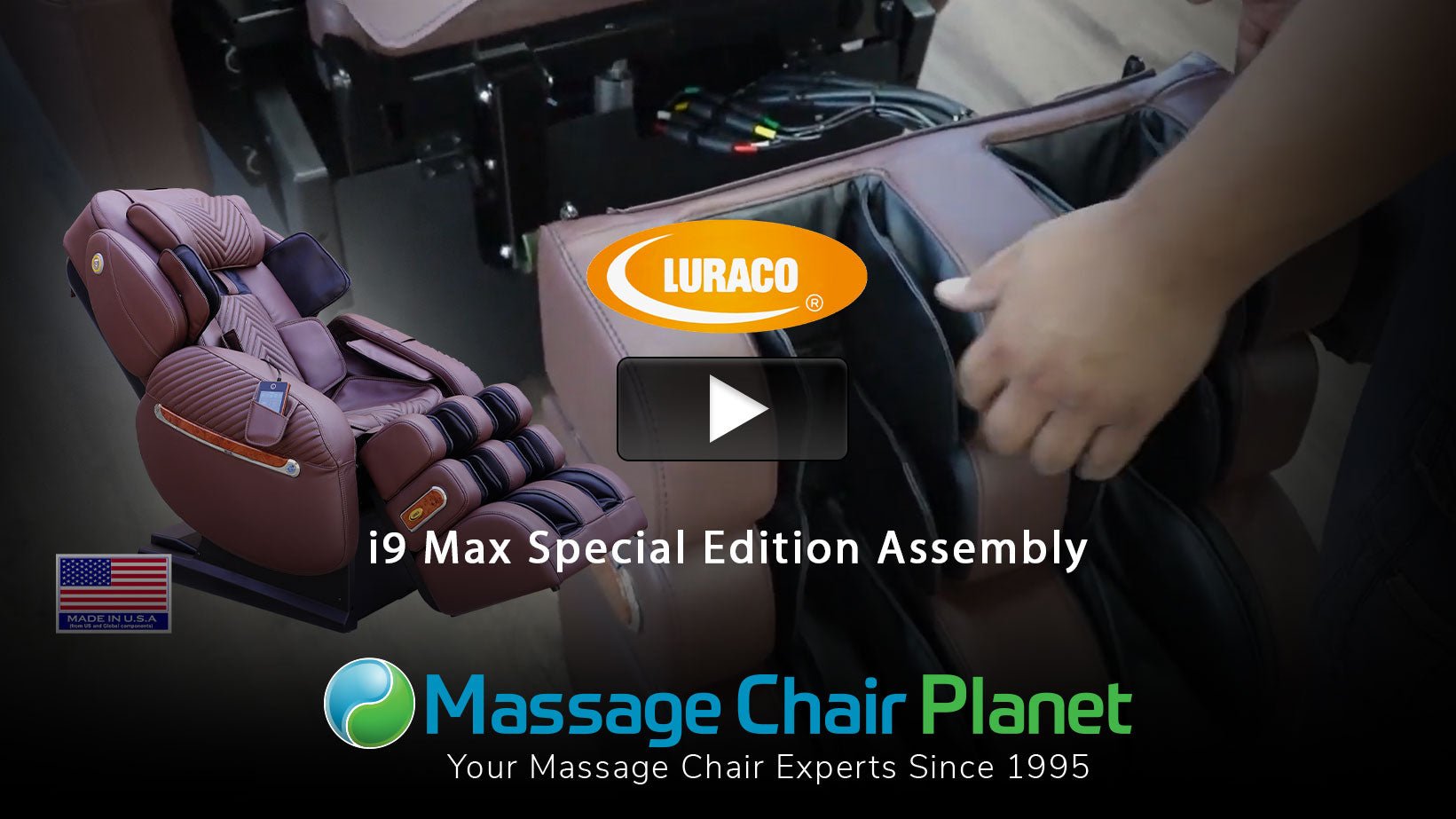 Luraco i9 Max Special Edition Assembly - MassageChairPlanet.com