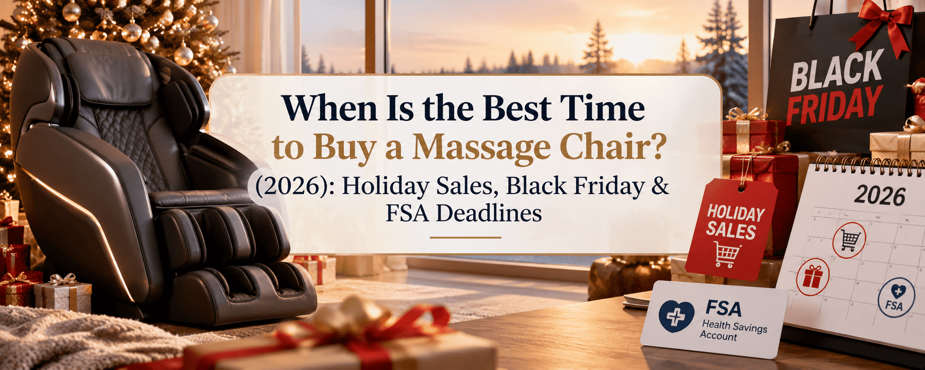 When Is the Best Time to Buy a Massage Chair? (2026): Holiday Sales, Black Friday & FSA Deadlines - MassageChairPlanet.com