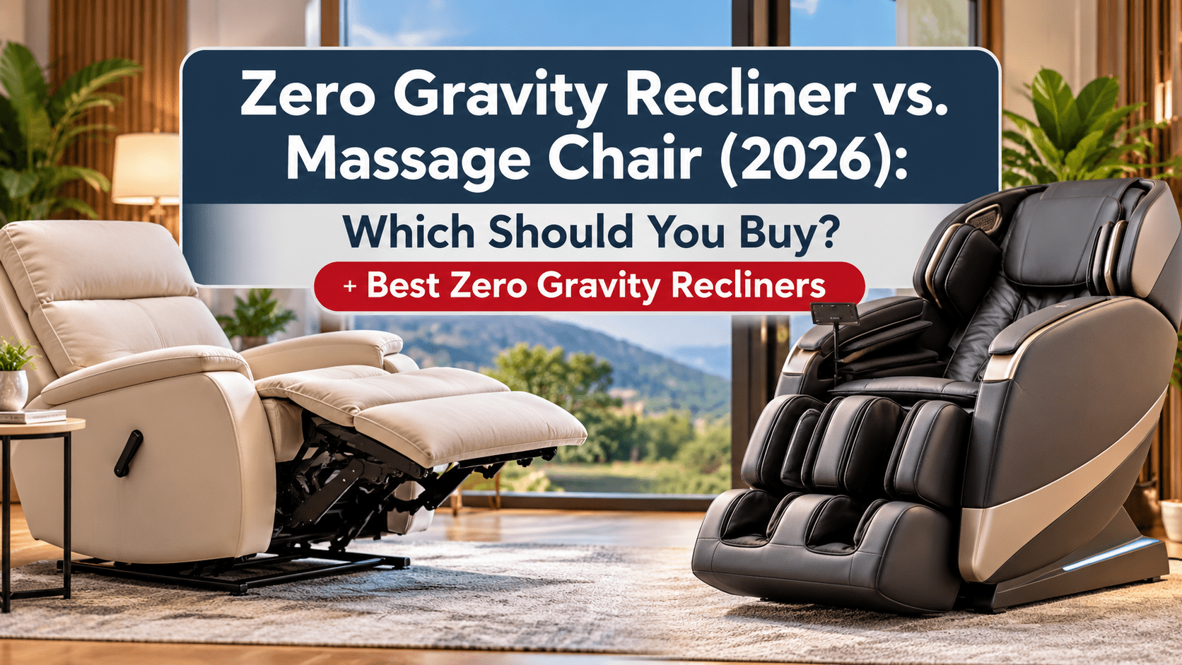 Zero Gravity Recliner vs. Massage Chair (2026): Which Should You Buy? + Best Zero Gravity Recliners - MassageChairPlanet.com