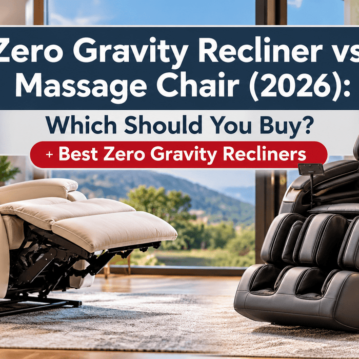 Zero Gravity Recliner vs. Massage Chair (2026): Which Should You Buy? + Best Zero Gravity Recliners - MassageChairPlanet.com