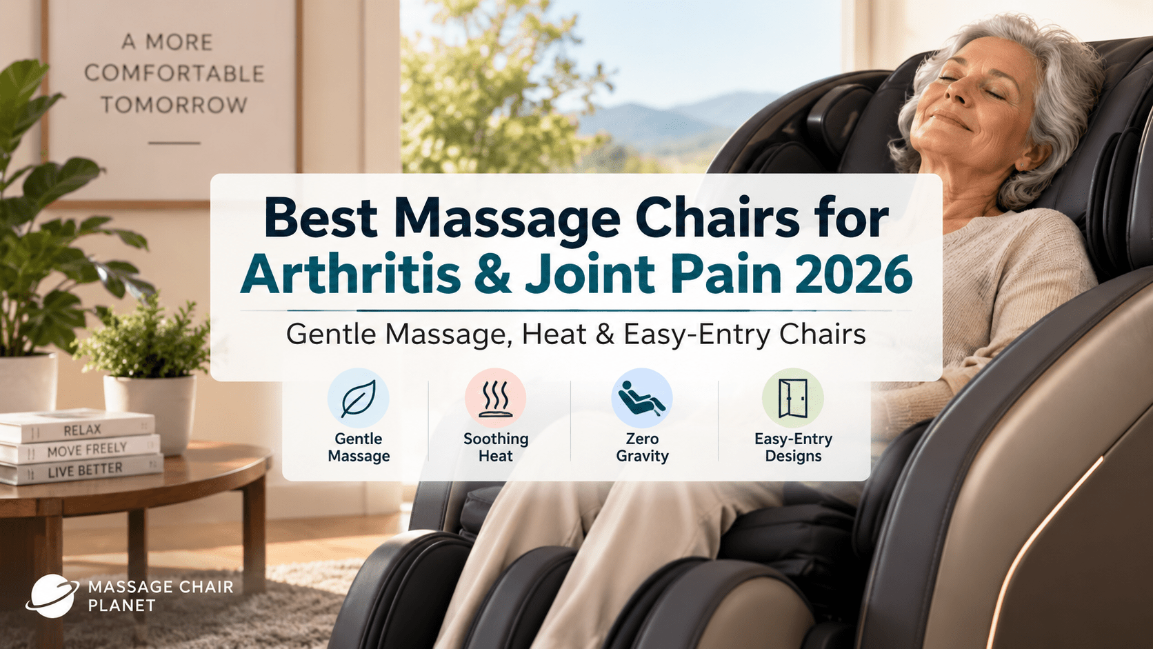 🔥 Best Massage Chairs for Arthritis & Joint Pain 2026: Gentle Massage, Heat & Easy-Entry Chairs - MassageChairPlanet.com