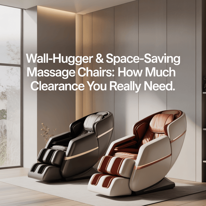 Wall-Hugger & Space-Saving Massage Chairs: How Much Clearance You Really Need - MassageChairPlanet.com