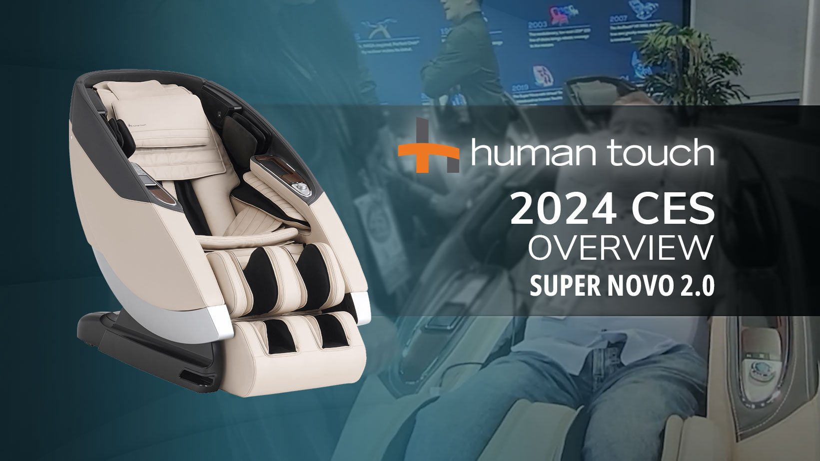Unveiling the Human Touch Super Novo 2.0: A Massage Revolution at CES 2024 - MassageChairPlanet.com