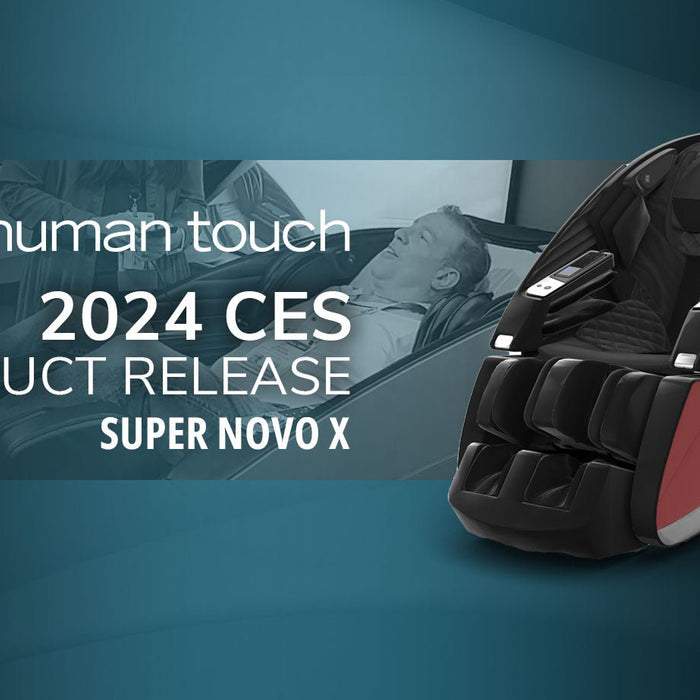 CES 2024 Exclusive: Explore the Next Level of Comfort with Human Touch Super Novo X - MassageChairPlanet.com