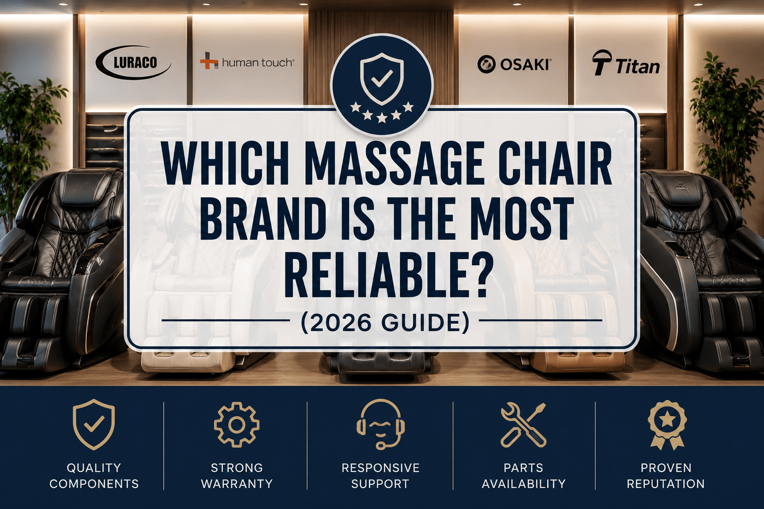 Which Massage Chair Brand Is the Most Reliable? (2026 Guide) - MassageChairPlanet.com