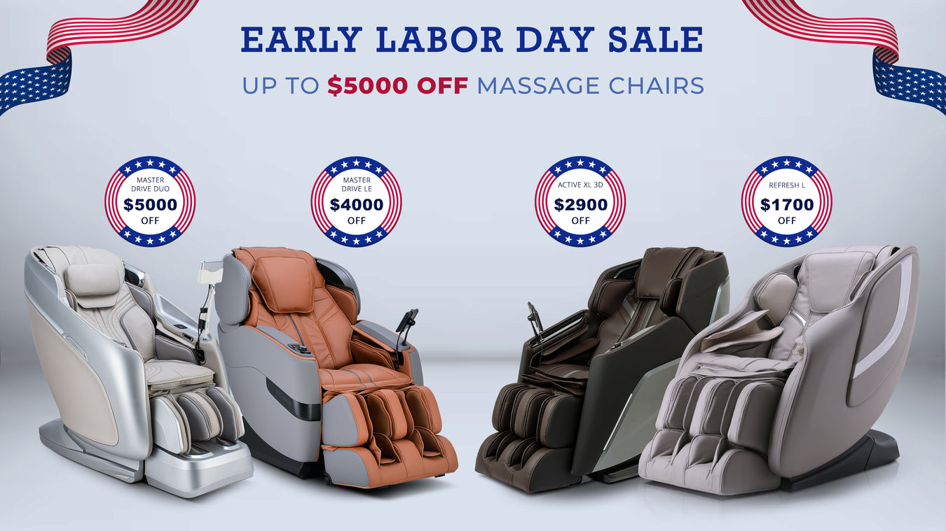 Labor Day 2024 HUGE Sales Event - MassageChairPlanet.com