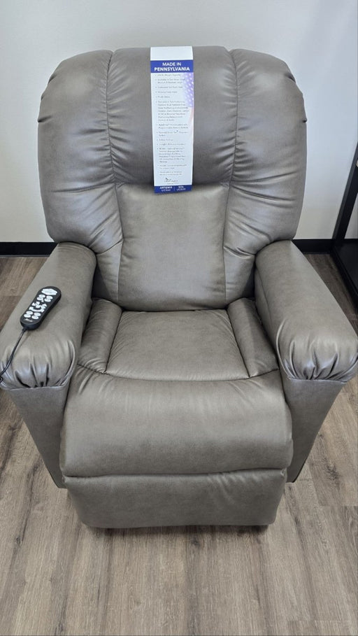 UltraComfort Artemis UC562 Medium-Large Power Lift Chair Recliner - Sinda Dusk | Floor Model Closeout - MassageChairPlanet.com
