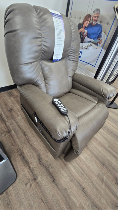 UltraComfort Artemis UC562 Medium-Large Power Lift Chair Recliner - Floor Model - Sinda Dusk - MassageChairPlanet.com