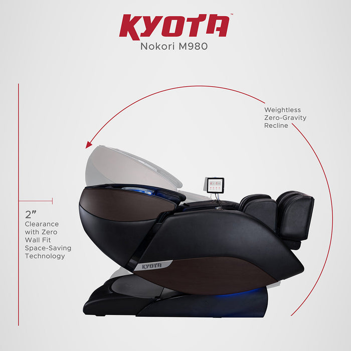 Kyota Nokori M980 Syner-D Massage Chair - Certified Pre-Owned
