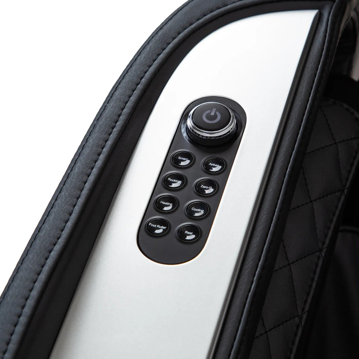 Osaki Aeris 4D Duo armrest shortcut side panel - MassageChairPlanet.com
