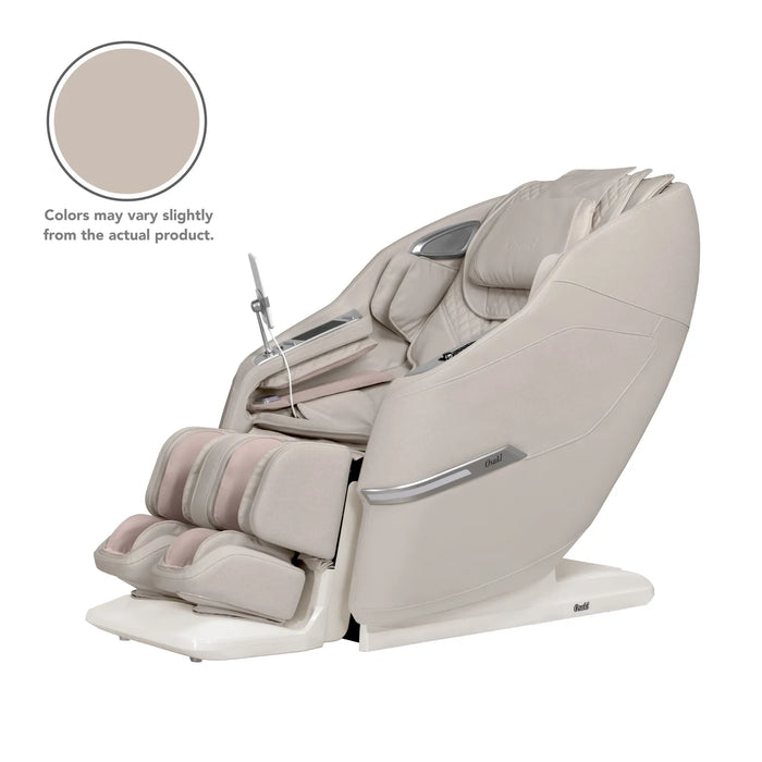 Osaki Aeris 4D Duo massage chair in Taupe - MassageChairPlanet.com