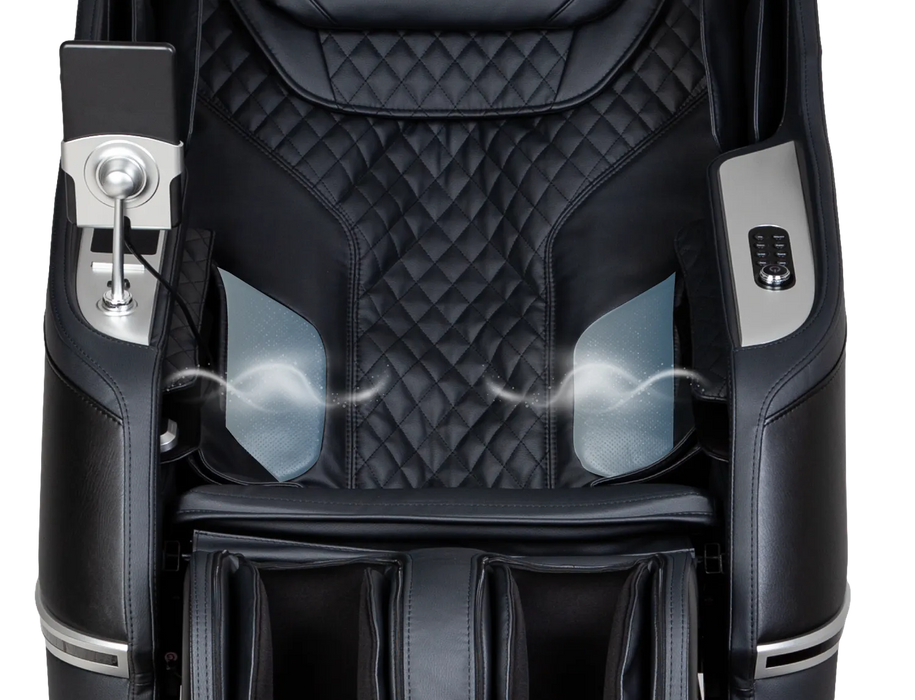 Osaki Aeris 4D Duo waist cooling technology - MassageChairPlanet.com