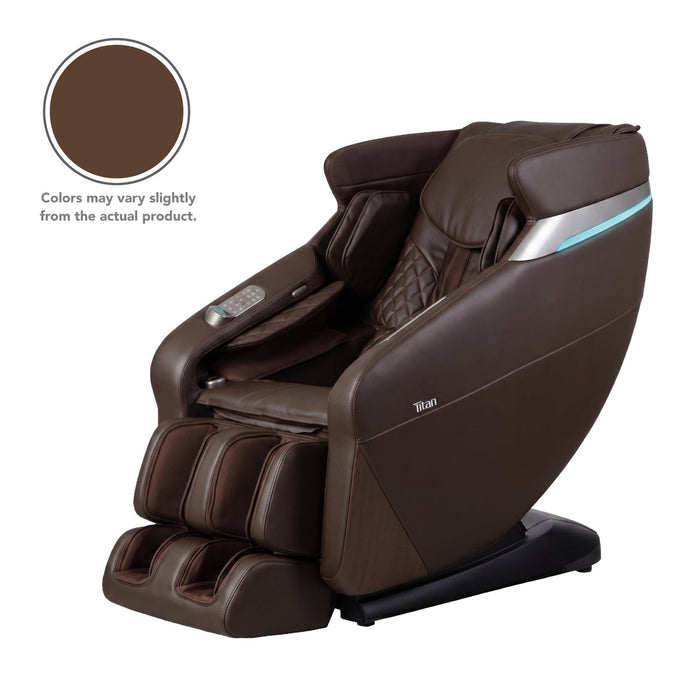 Titan Forma 3D+2D massage chair in Brown - MassageChairPlanet.com