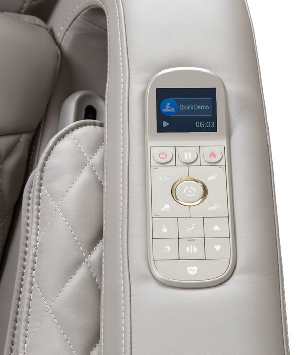 Titan Forma 3D+2D LCD screen and side panel - MassageChairPlanet.com