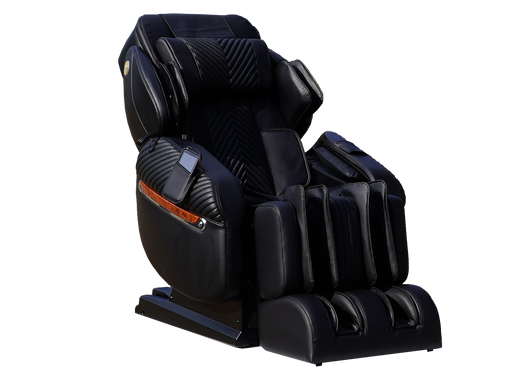 Luraco iRobotics 11 (i11) Big & Tall Edition Medical Massage Chair - Black - angled view