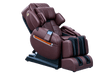Luraco iRobotics 11 (i11) Special Edition Medical Massage Chair – chocolate, three-quarter view reclined