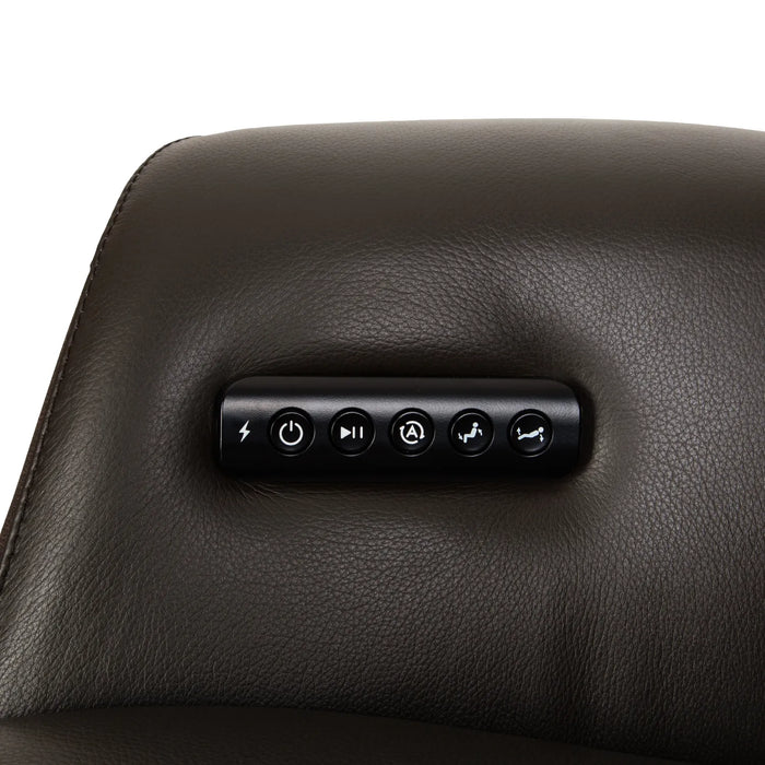 Osaki Milan 3D recliner quick shortcut panel and USB-C port - MassageChairPlanet.com