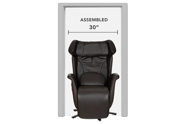 Osaki Milan 3D recliner 30 inch minimum assembled doorway width - MassageChairPlanet.com