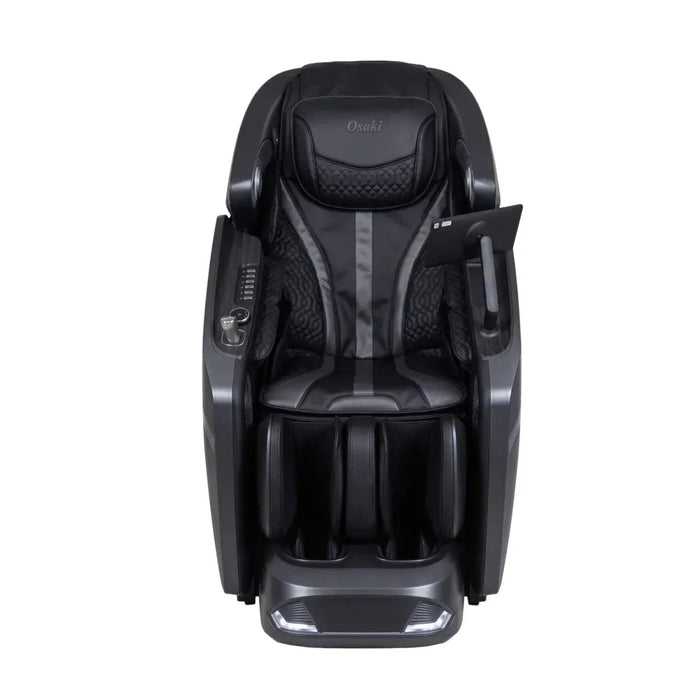 Osaki Platinum - Vanguard Duo 4D Massage Chair – black, front view