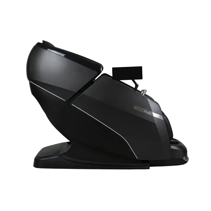 Osaki Platinum - Vanguard Duo 4D Massage Chair – black, side view upright