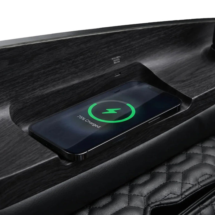 Osaki Platinum - Vanguard Duo 4D Massage Chair – close-up of wireless phone charging pad