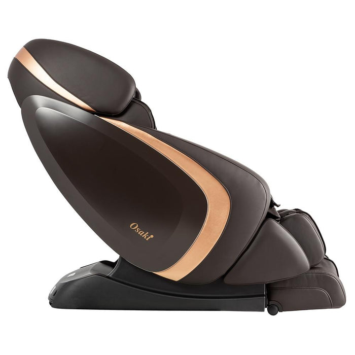 osaki os pro admiral massage chair brown side view