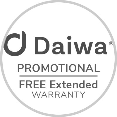 Daiwa's Free Promo Warranty (5-Yr parts 7-Yr labor)
