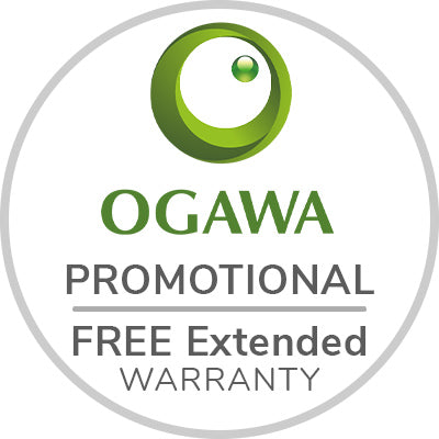 Ogawa's Free Promo Warranty (3-Yr parts 3-Yr labor)